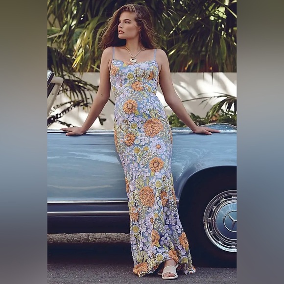 Dress the Population Giovanna Maxi Dress Size M